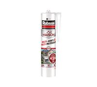 Rubson | Mastic Maison Multi-Joints & Multi-Matériaux Marron (cartouche de 280 ml) - Mastic silicone neutre nouvelle génération multi-fonctions - Mastic étanche avec formule sans odeur
