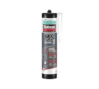 Rubson - Mastic MS3 Zinguerie Gris 280 ml - Mastic colle polymère multi-supports, étanchéité & collage, résistant aux intempéries & UV