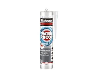 RUBSON Mastic Revêtement Waterproof, pour réparer des fissures et collage, multi matériaux, transparent 280ml