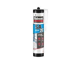 RUBSON Mastic SA2C Sanitaire Couleur Gris Foncé Tous supports Cart 280ml