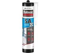 Rubson Mastic sanitaire silicone acetique RUBSON gris foncé cartouche 280ml Gris G