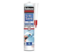RUBSON Mastic Sanitaires SDB Saine Mastic Translucide Cart 280ml, L'emballage peut varier