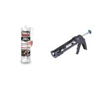 RUBSON Mastic Special Materials Hautes Températures, réparation et étanchéité des cheminées & wolfcraft 4351000 - Pistolet à Cartouche MG 100 - Cartouches de 310 ML - Pression max. 130 kg