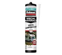 Rubson Mastic Van&Camping-Car, Colle et Joint, Cartouche 290ml, Transparent | Étanchéité & collage 2-en-1, Multi-supports, Résistant à l'eau, UV et intempéries, Transparent sans retrait, Formule Flextec