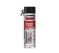 Rubson - Mousse Expansive Grandes Cavités (aérosol de 550 ml) - Mousse polyuréthane de remplissage à forte expansion - Isolant blanc applicable dans tous les sens