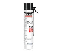 Rubson - Mousse Expansive Isolation Thermique & Phonique (aérosol de 750 ml) - Mousse polyuréthanne mono-composant et multi-matériaux - Isolante blanche à structure cellulaire extra-fine