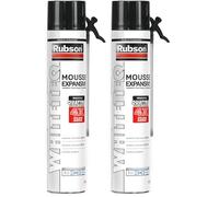 Rubson - Mousse Expansive Isolation Thermique & Phonique (aérosol de 750 ml) - Mousse polyuréthanne mono-composant et multi-matériaux - Mousse isolante blanche à structure cellulaire extra-fine
