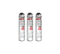 Rubson Mousse Expansive pistolable White Teq, Isolation, 3x 750ml, Blanc | Mousse d'isolation auto-expansive, +20% Isolation Thermique, +50% Isolation Phonique, Expansion 33L, Résiste -40°C à +100°C