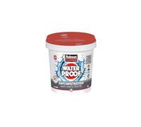 Rubson revêtement Waterproof Anti fuite Rouge 1kg pour réparation et étanchéité, protecteur de toiture à base de silicone
