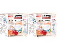 Rubson Sensation Energy, 2 Recharges universelles de 300 gr pour absorbeur, 3-en-1 anti-humidité & anti-odeur et qui offre une sensation fraîche, parfum fruits (Lot de 2)