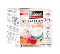 Rubson Sensation Relax Recharges universelles pour absorbeur d'humidité parfum Fruité (2 x 300 g) - Recharges 3 en 1 anti-humidité, anti-odeur et agréable parfum