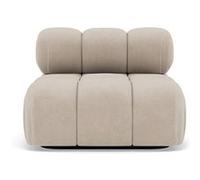 Lisa design module de canapé velours - Beige