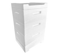 Ruche Frankenbeute complète (1x fond surélevé, 3x cadres (Zander), 1x couvercle avec découpe pour nourriture)
