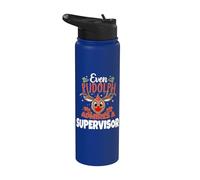 Rudolph admire un superviseur de Noël en disant Stainless Steel Insulated Water Bottle