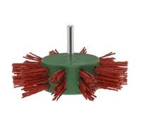 Bosch - Brosse pinceau pour perceuse 2609256543 - fils nylon et abrasif corindon K80 - 100 mm