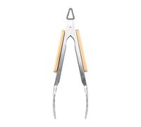 RUECAB - Pinces pour barbecue, Pinces - Pince longue pour barbecue INOX - Longueur : 30 cm - Revêtement : Inox (épaisseur : 0,8mm) - Revêtement manche en bambou, prise en main agréable