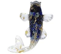 ruedufengshui com Statue Poisson Carpe Feng Shui - Carpes koï - Animal Protecteur Feng Shui - Statue Feng Shui - Objet décoration Feng Shui - Figurine Feng Shui - Pierres de Lapis Lazuli