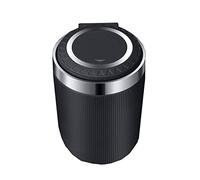 RUFD Cendriers de Voiture Portable pour Renault City K-ZE/Lutecia/Megane/Megane E-Tech Electric, Amovible Cendrier de Voiture Multifonction avec Couvercle avec lumière LED,A Black