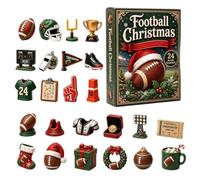 Rugby 2026-2D Flat Acrylic Hanging | Christmas Countdown | 9.84 Inch (25cm) Lightweight Acrylic Ornament, Football & Rugby Sports Theme, Flat Hanging Design, For Home Tree Party Office