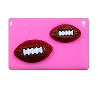 Rugby Balles Moule en silicone Moule pour décoration gâteau glaçage pour gâteau Sugarcraft outil de fées Blessings