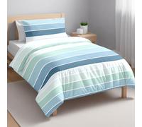 Ruggeri - Parure de lit - Simple - Fabriqué en Italie - 100% Pur Coton - Collection Essential (Righe)