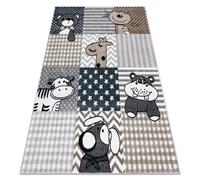 Rugsx Fun Route - 120x170 cm - Gris