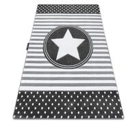 RUGSX Petit Star - Tapis gris 240x330 cm