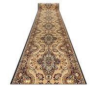 rugsx Tapis de Couloir BCF Printemps pour la Cuisine, Le Hall, Le Couloir, l'entrée, Solide, Classique, Beige 80x280 cm