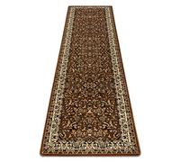 rugsx Tapis de Couloir Royal ADR, Classique, Traditionnel, pour l'entrée, Le Hall, Le Couloir, Haute qualité Marron 70x200 cm