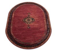 Tapis en laine POLONIA ovale SAMARKAND rubis 200x300 cm