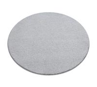 Rugsx Tapis rond velours microfibre - Ø90 cm - Gris