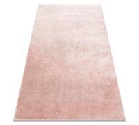 Tapis VISCO rose 8 peluche IMITATION FOURRURE DE LAPIN 60x100 cm