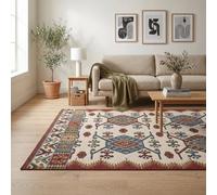 RUGURA Tapis antidérapant 70 x 120 cm Bologne pour phare d'entrée et | Tapis antidérapant 100 % polyester, coton et polypropylène, épaisseur de 4 mm, léger et facile à nettoyer
