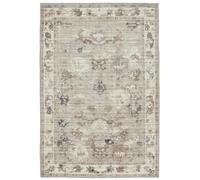 RugVista Olina Oriental Tapis, 200 x 300 cm, Beige | Vintage, Rectangulaire, Poil ras, Lavage en machine, Oeko-Tex 100, Salle de séjour, Chambre