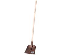RUHR-BRILLANT STABIL Holsteiner Pelle à sable 270 x 250 mm, manche en bois | Lame de pelle en métal léger avec bec ¾ surélevé - Absorption du sable, de la terre et des marchandises dans le jardin et la