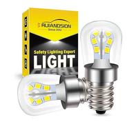 Ruiandsion 2 PCS E14 AC/DC 24V LED Light Bulb T22C 2W 1200 Lumen Petite ampoule Edison à vis SES LED 6000K blanche pour camping-car, bateau, lampe solaire