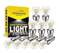 Ruiandsion Ampoules LED E14 Basse tension AC DC 24V 2W Base à vis Edison Économies d'énergie Ampoules chaudes blanches pour camion Lampe solaire, Lot de 10