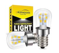 Ruiandsion Ampoules LED E14 Basse tension AC DC 24V 2W Base à vis Edison Économies d'énergie Ampoules chaudes blanches pour camion Lampe solaire, Lot de 2