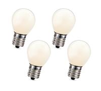 Ruiandsion E17 Ampoule LED AC 220V Blanc Chaud 4SMD LED Givrée pour Réfrigérateur Congélateur Plafond Eclairage Maison (Lot de 4)