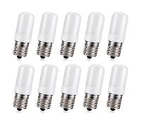 Ruiandsion E17 LED Ampoules pour Réfrigérateur Blanc Chaud, 5W AC 100-265V, 3030 6SMD Ampoule LED pour Hotte de Cuisine et Lumières de Réfrigérateur - Lot de 10