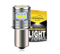 Ruiandsion Mise à niveau Ampoule LED P13.5S ampoule de base 6-24V haute puissance CSP 9SMD Jeu de puces pour lampe de poche Lampe de poche Kit de conversion LED Ampoule (Pack de 1)