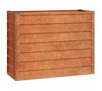RUIG - NEUF JARDINIERE - BAC A FLEUR Jardinière Gris 100x40x77 cm Acier corten CL15248