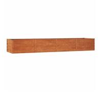 RUIG - NEUF JARDINIERE - BAC A FLEUR Jardinière Gris 320x80x45 cm Acier corten CL87271