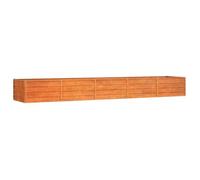 RUIG - NEUF JARDINIERE - BAC A FLEUR Jardinière Gris 400x80x45 cm Acier Corten CL49711