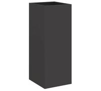 RUIG - NEUF JARDINIERE - BAC A FLEUR Jardinière noir 32x27,5x75 cm - Acier laminé à froid CL95376