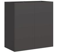 RUIG - NEUF JARDINIERE - BAC A FLEUR Jardinière noir 80x40x80 cm - Acier laminé à froid CL58154
