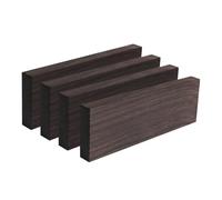 RuiJOTWAT Bloc de bois noir, ébène brut - 3/8"x1.5"x5" 120 * 40 * 10mm