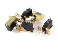 Ruilogod 5 pièces 2P ressort de verrouillage Loaded bouton-poussoir 5A / 40A 250V AC SW-3