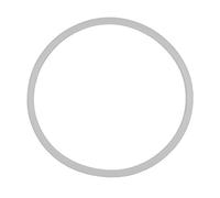 Ruilogod Cuiseur de pression de caoutchouc Bague d'étanchéité Joint 27cm Diamètre intérieur Blanc