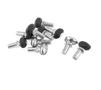 Ruilogod SUPPORT EN VERRE EN BOISSON EN BOISSION DE MEUBLAGE DE MEUBLES DE MEUBLES DE 21MM LONG 10PCS